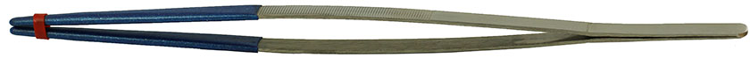 Value-Tec 305.MS, 12 Zoll lange, robuste Pinzette mit PVC-beschichten Spitzen, 305 mm, Edelstahl